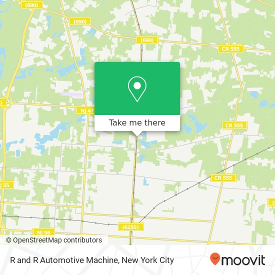 R and R Automotive Machine map