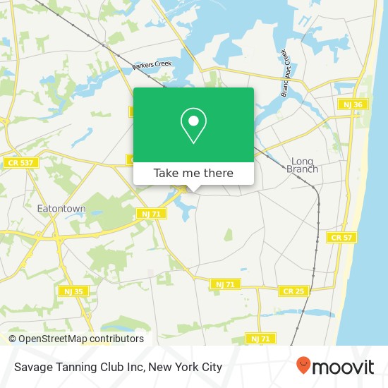 Mapa de Savage Tanning Club Inc