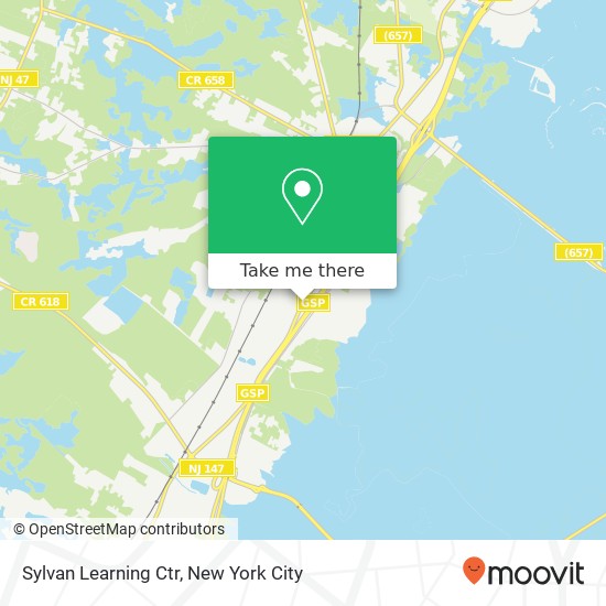 Sylvan Learning Ctr map