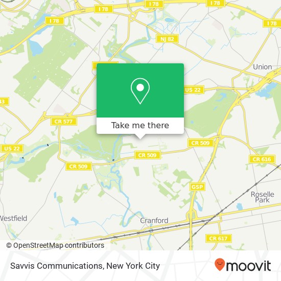 Savvis Communications map