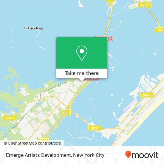 Emerge Artists Development map