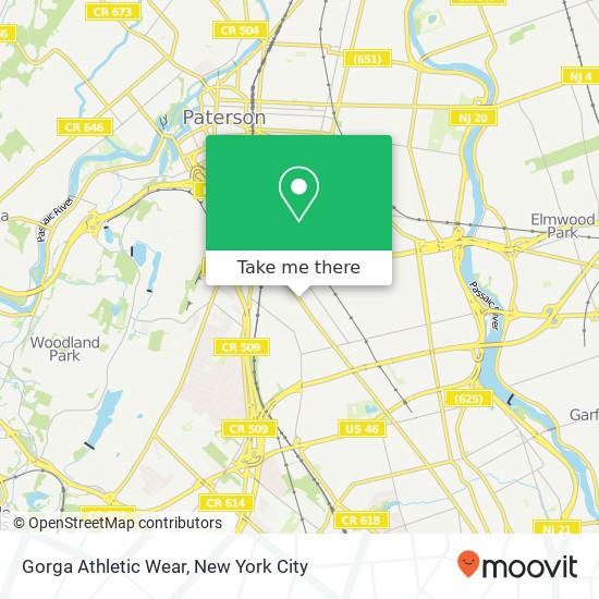 Gorga Athletic Wear map