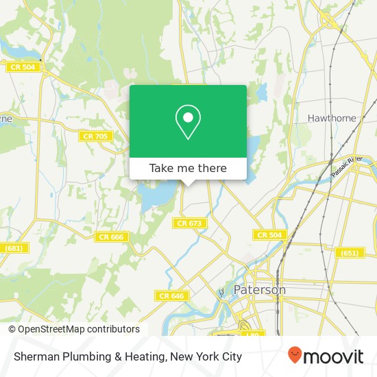 Mapa de Sherman Plumbing & Heating