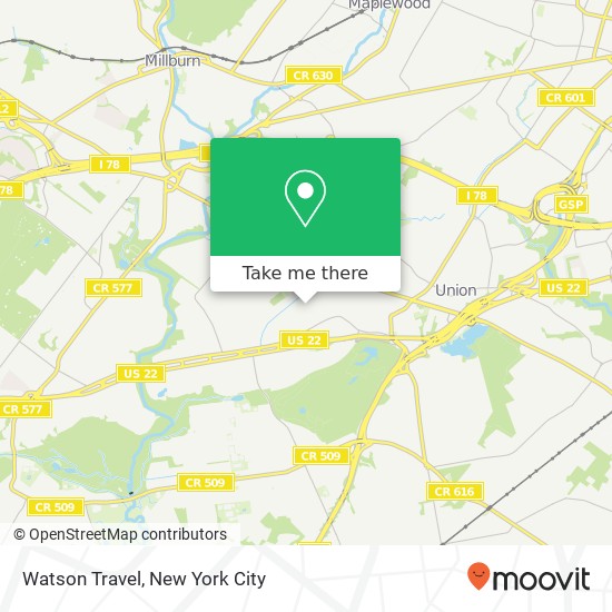 Mapa de Watson Travel