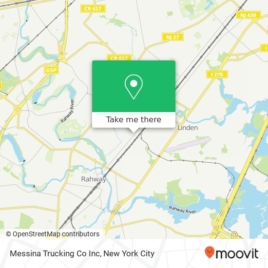 Mapa de Messina Trucking Co Inc