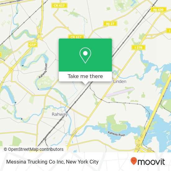 Messina Trucking Co Inc map