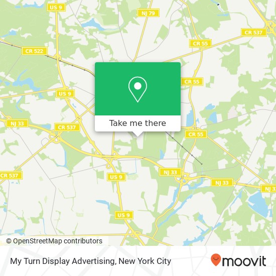 Mapa de My Turn Display Advertising