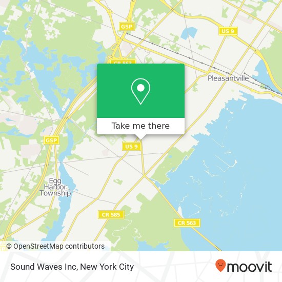 Sound Waves Inc map