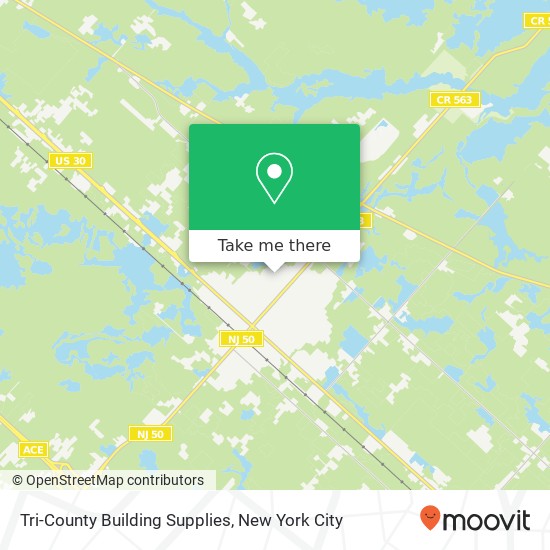 Tri-County Building Supplies map