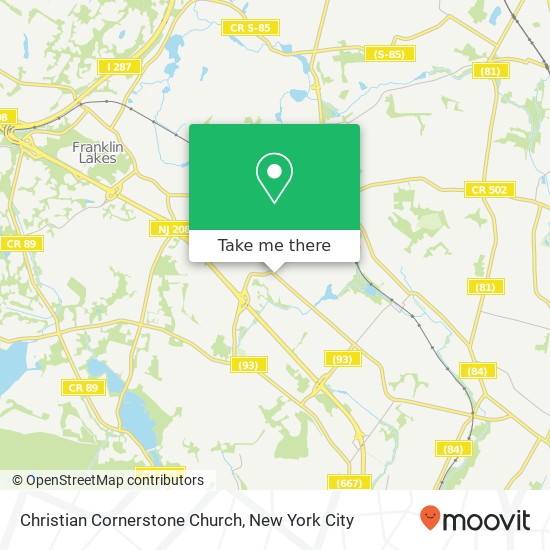 Christian Cornerstone Church map