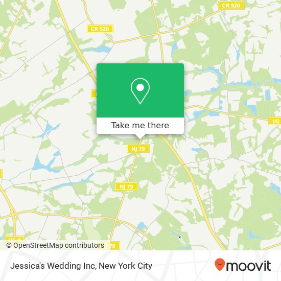 Jessica's Wedding Inc map