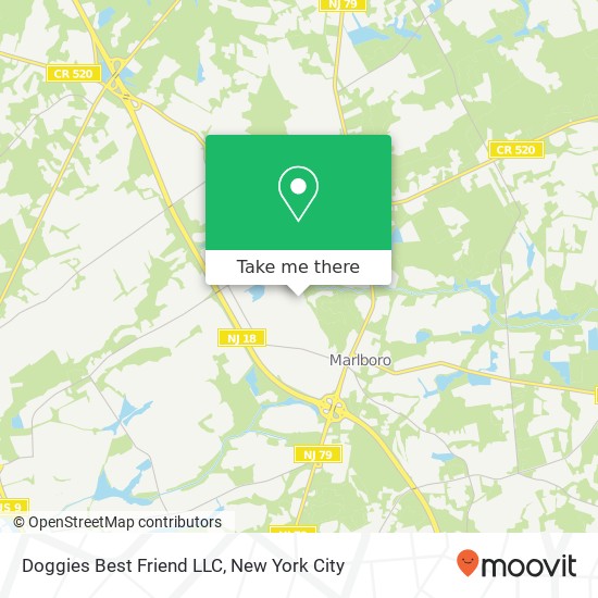 Doggies Best Friend LLC map