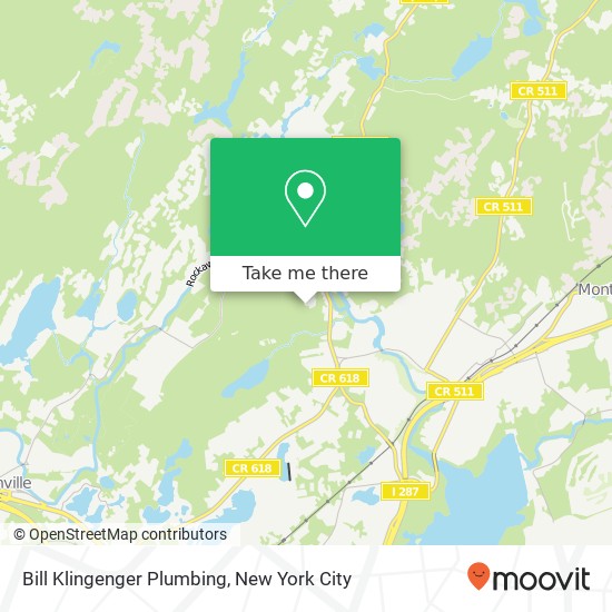 Mapa de Bill Klingenger Plumbing