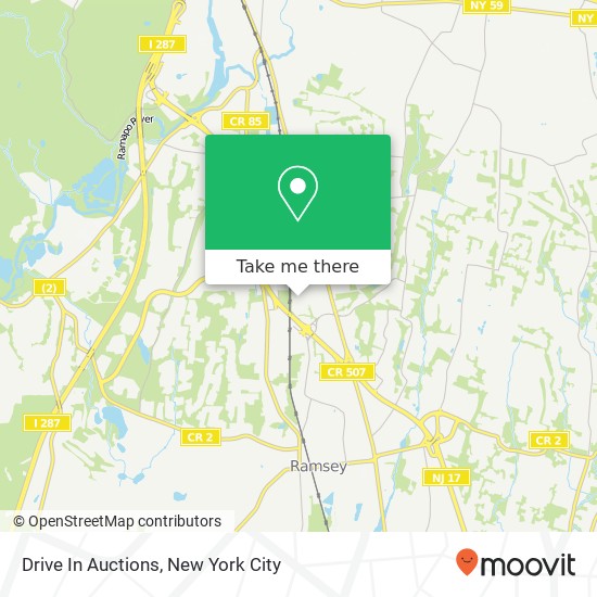 Mapa de Drive In Auctions