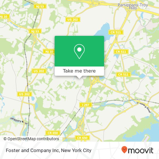 Mapa de Foster and Company Inc