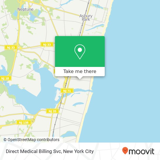 Direct Medical Billing Svc map