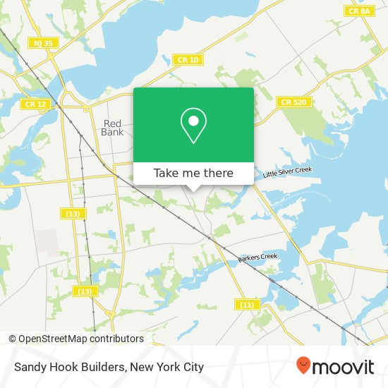 Mapa de Sandy Hook Builders