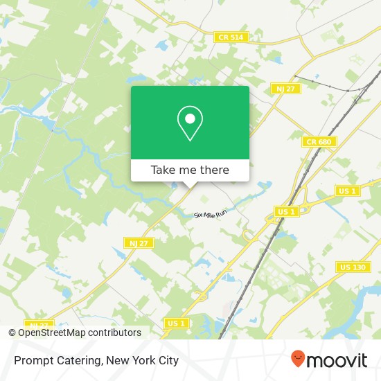 Prompt Catering map