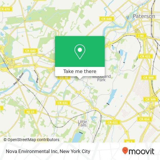 Nova Environmental Inc map