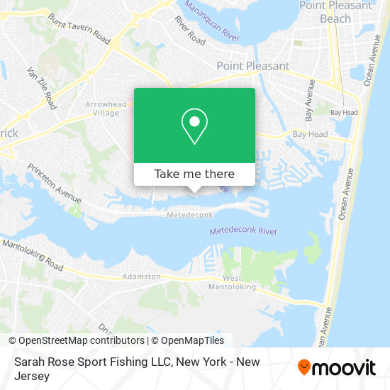 Sarah Rose Sport Fishing LLC map