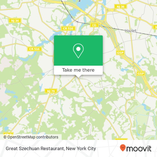 Great Szechuan Restaurant map