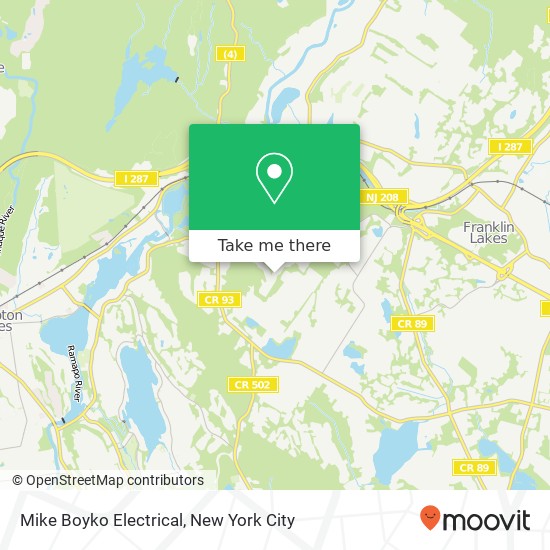 Mapa de Mike Boyko Electrical