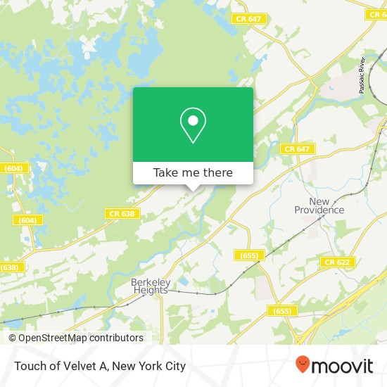 Mapa de Touch of Velvet A