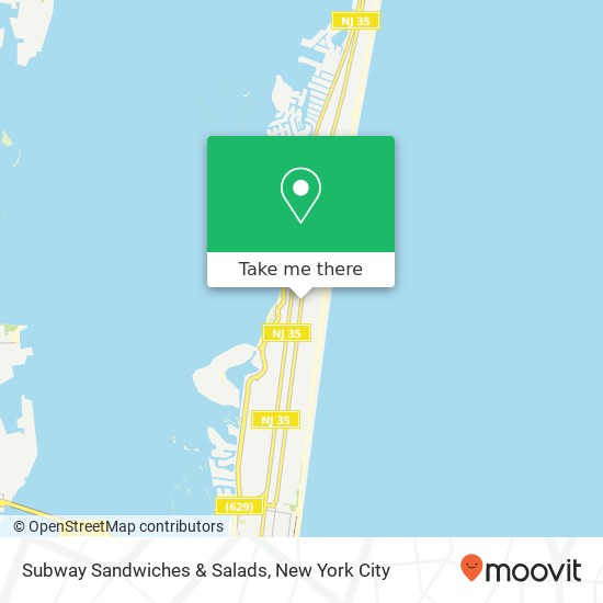 Subway Sandwiches & Salads map