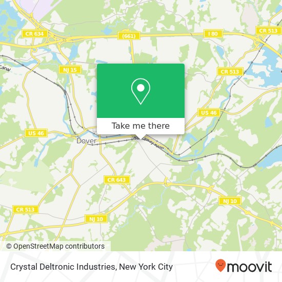 Mapa de Crystal Deltronic Industries