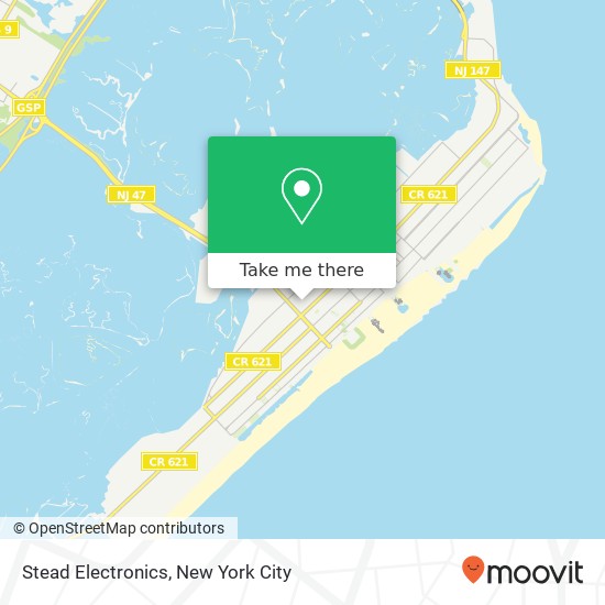 Stead Electronics map