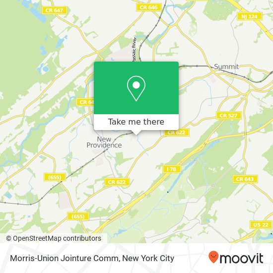 Mapa de Morris-Union Jointure Comm