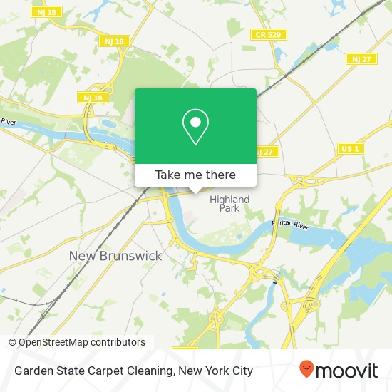 Garden State Carpet Cleaning map