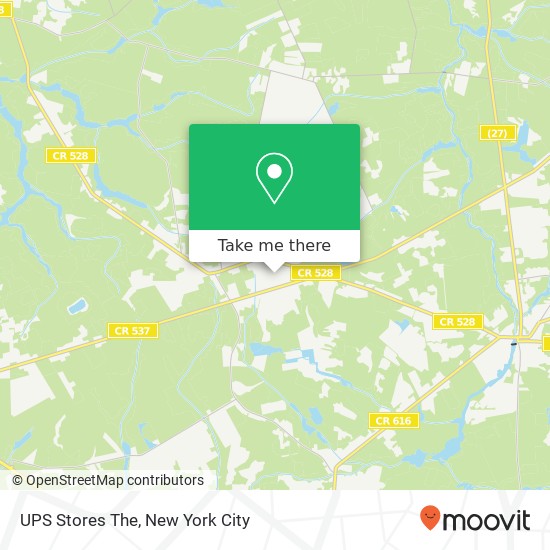 Mapa de UPS Stores The