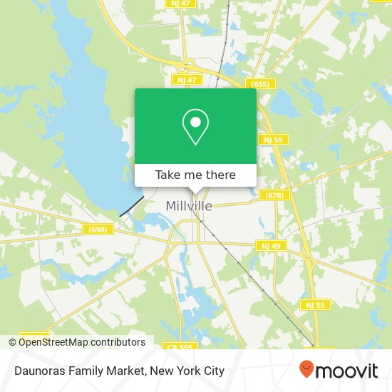 Mapa de Daunoras Family Market