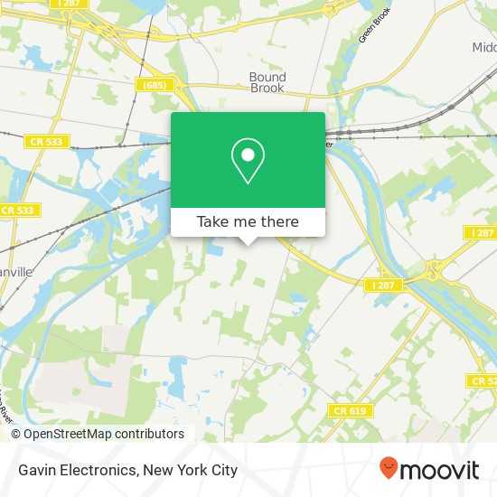 Gavin Electronics map