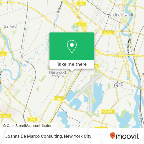 Joanna De Marco Consulting map