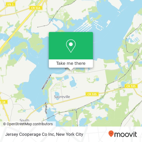 Jersey Cooperage Co Inc map