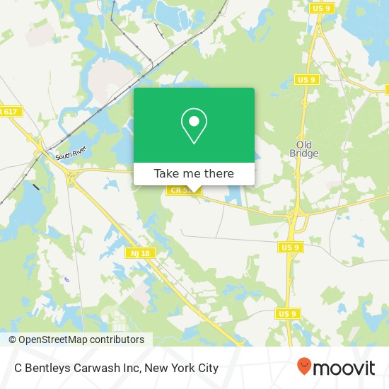 Mapa de C Bentleys Carwash Inc