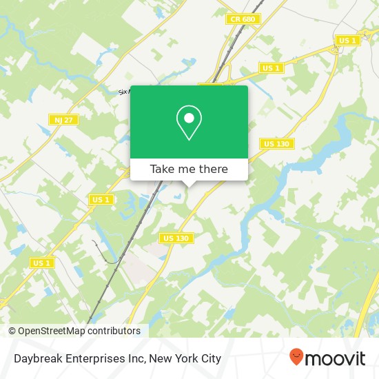 Daybreak Enterprises Inc map