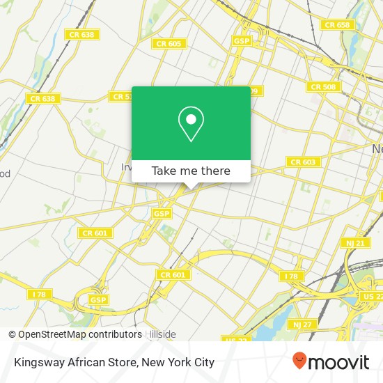 Kingsway African Store map