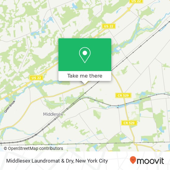 Mapa de Middlesex Laundromat & Dry