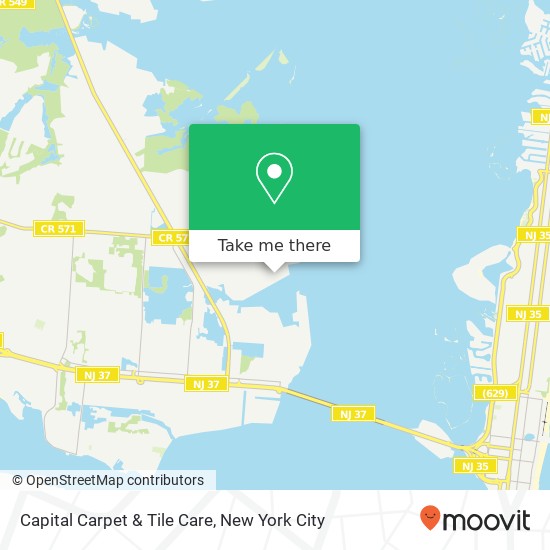 Capital Carpet & Tile Care map