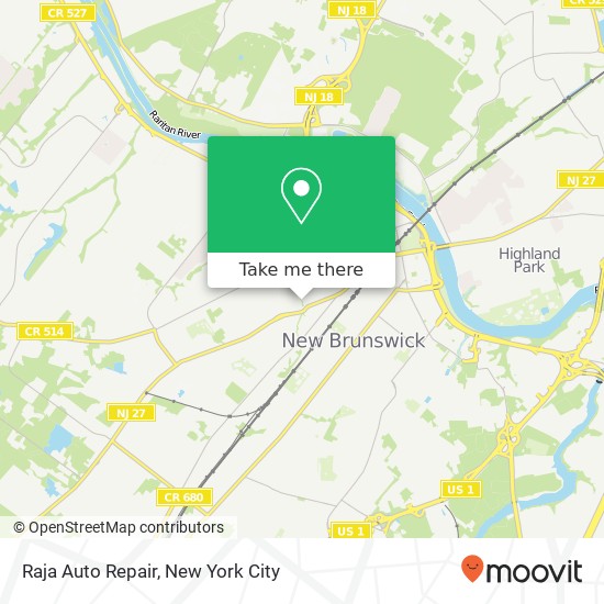 Mapa de Raja Auto Repair