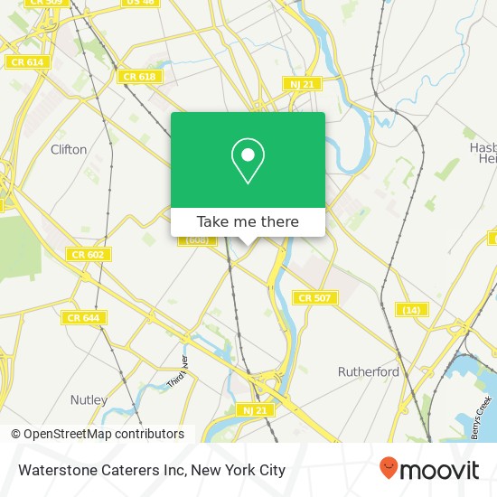 Mapa de Waterstone Caterers Inc