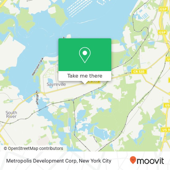 Metropolis Development Corp map