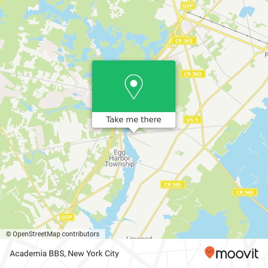 Academia BBS map