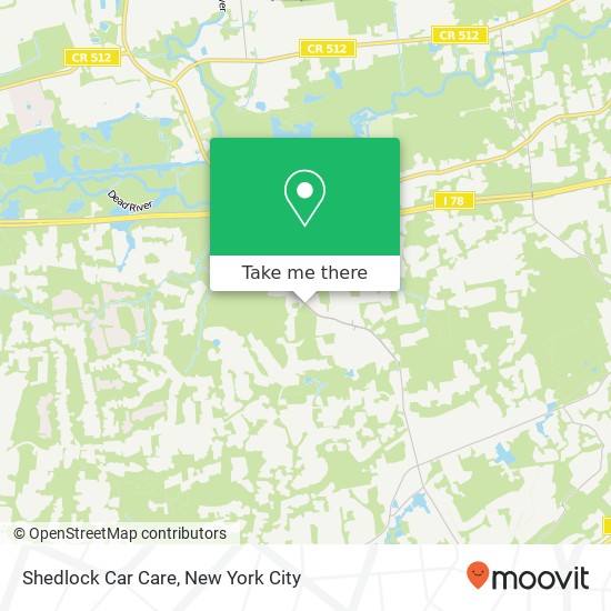 Shedlock Car Care map