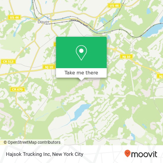 Mapa de Hajsok Trucking Inc