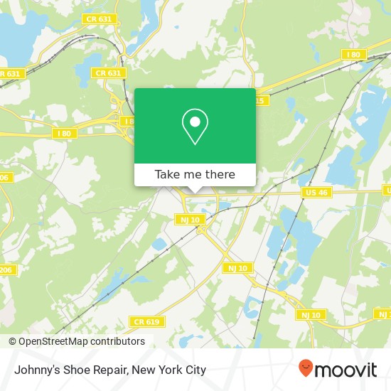 Johnny's Shoe Repair map