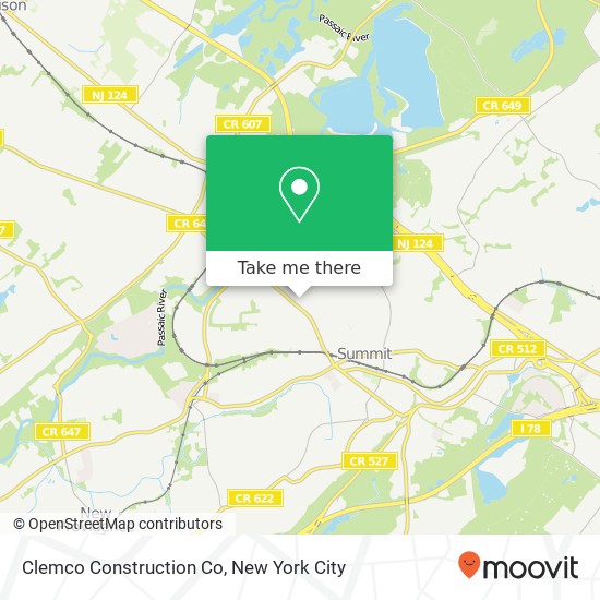 Mapa de Clemco Construction Co